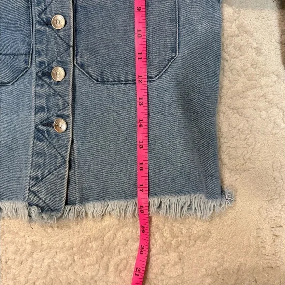 H&M Coachella Floral Embroidered Cropped Denim Jacket Women’s 2 Boho Festival - Picture 6 of 9